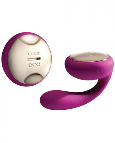 IDA Couples Massager with Remote Deep Rose