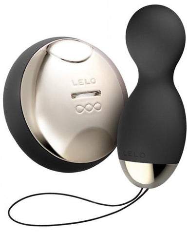 Hula Remote Control Silicone Pleasure Beads - Black