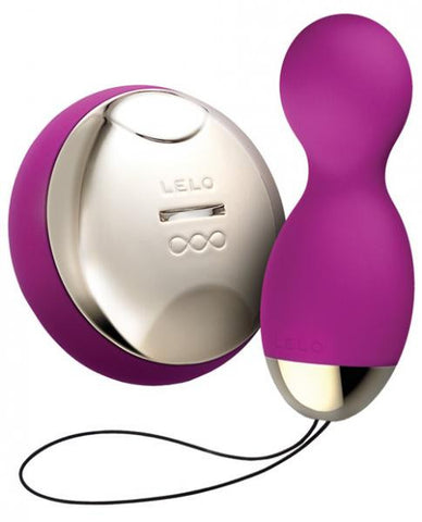 Hula Remote Control Silicone Pleasure Beads - Deep Rose