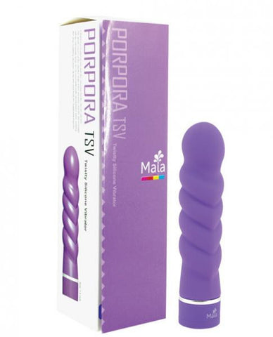 Maia Twistty Silicone Vibrator Neon Purple