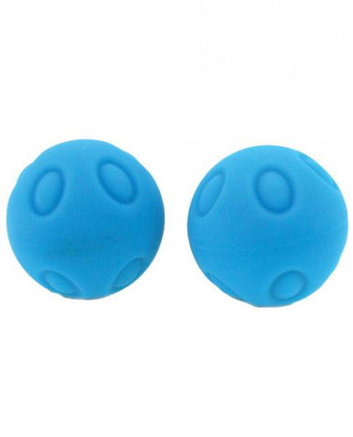 Wicked Silicone Dotted Kegel Balls Blue