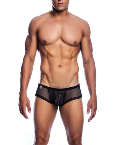 Male Basics MOB Mesh Boyshort Black S/M