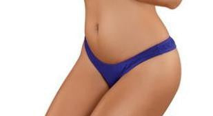 Bamboo Magic Thong - Purple -S/M