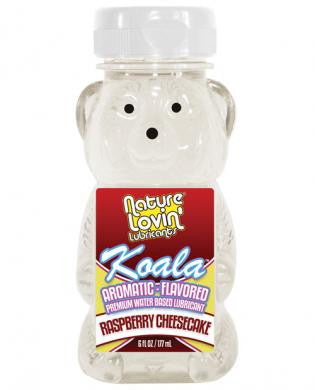 Nature Labs Koala Flavored Lubricant 6 oz - Raspberry Cheesecake