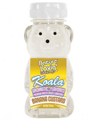 Nature Labs Koala Flavored Lubricant 6 oz - Banana Custard
