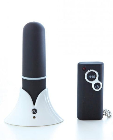 Sensuelle Rechargeable Wireless Remote Control 10 Function Bullet - Black