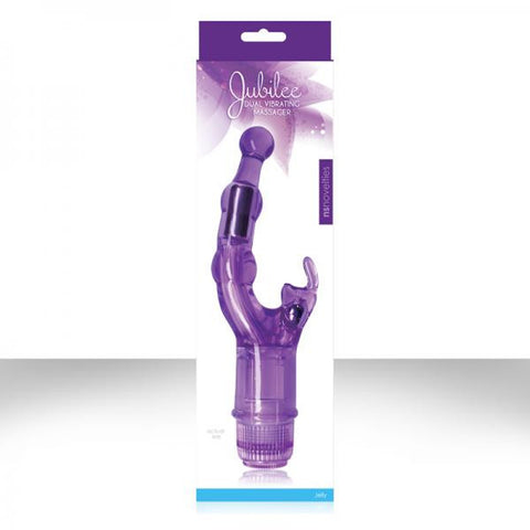Jubilee Dual Vibrating Massager Purple