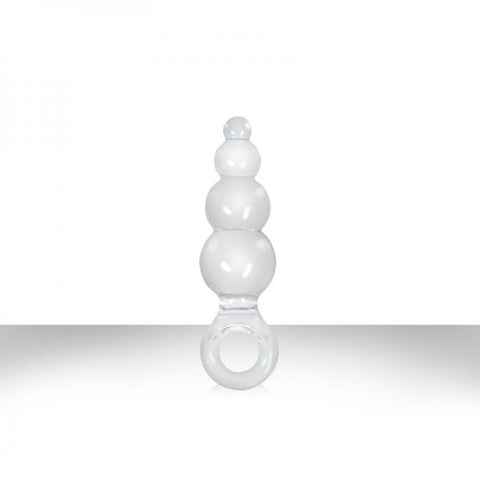 Jolie Ripples Butt Plug Medium Clear