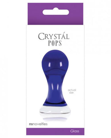 Crystal Pops Small Blue Plug
