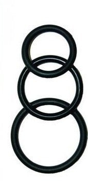 Super Silicone C*ckrings - Black