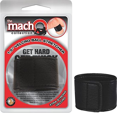 Macho Velcro Ball Stretcher 1.5 inches Black