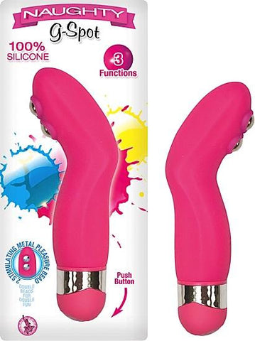 Naughty G Spot Vibrator Hot Pink