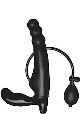 Vibrating Inflatable Enforcer Probe Black