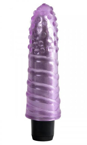 Jelly Gems 5 Purple Vibrator