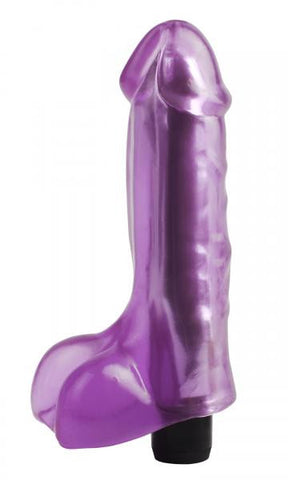 Jelly Gems 9 Purple Vibrator