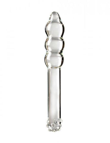 Icicles No 10 Glass Dong 7.25 Inch - Clear