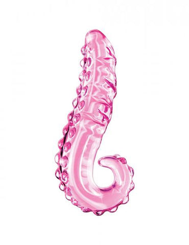 Icicles no. 24 hand blown glass massager - pink