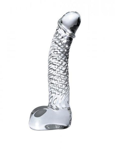 Icicles #61 Glass Massagers G-Spot Dildo Clear
