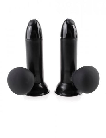 Vibrating Nipple Ticklers Black
