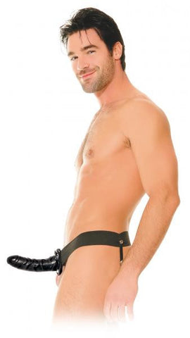 For Him or Her Hollow Strap-On- Black