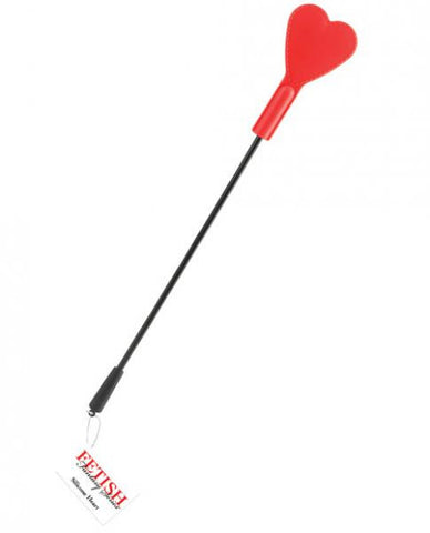 Silicone Heart Red Crop 28&quot;