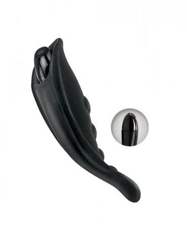 Vibrating Strap On Liner Black