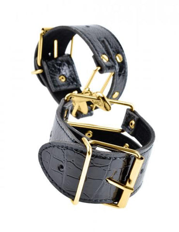 Fetish Fantasy Gold Cuffs Black