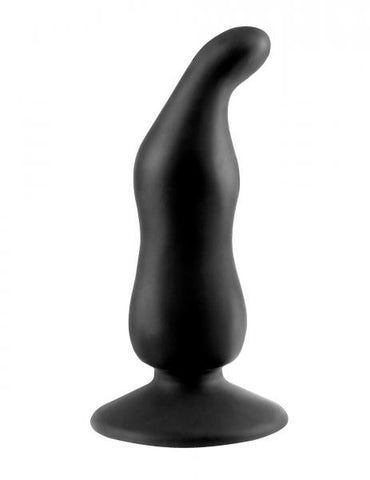 Silicone P-Spot Plug 3.5 Inch - Black