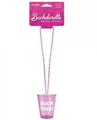 Bachelorette Party Favors Suck This Shotglass Necklace