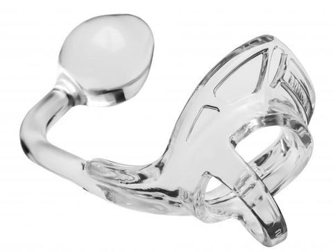 Armour Tug Lock C*ck Ring Clear