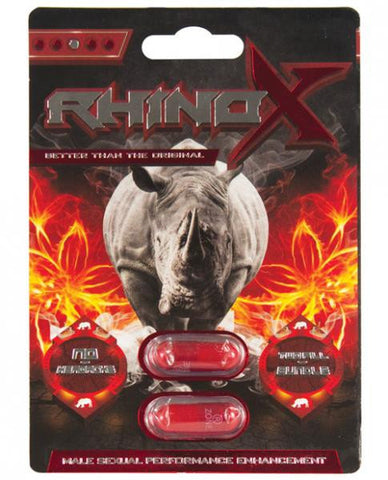 Rhino X 2 Capsule Blister Package