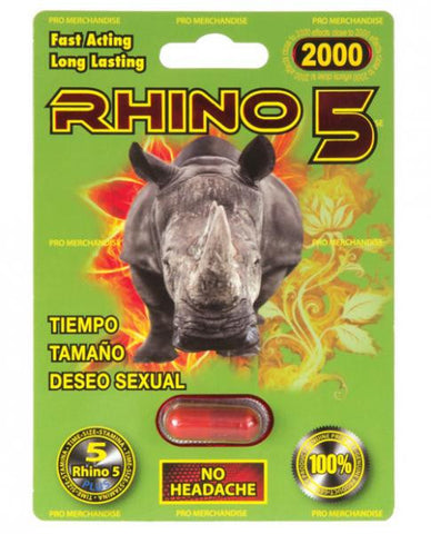 Rhino Spanish Green 2000 1 Capsule Blister
