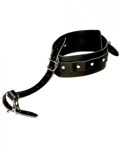 Rapture Leather Ankle To Toe Bondage Strap