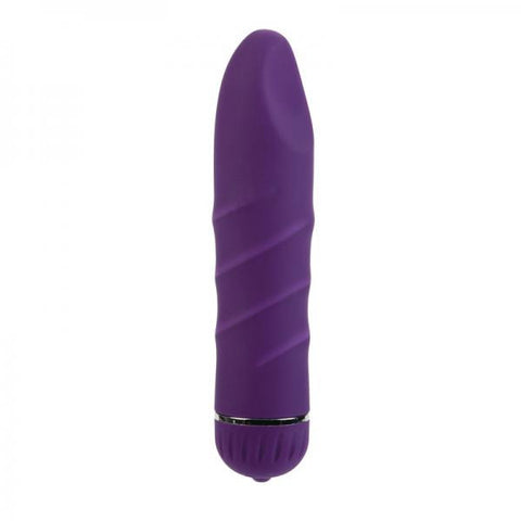Power Scoop Vibrator 6.5 Inch - Purple