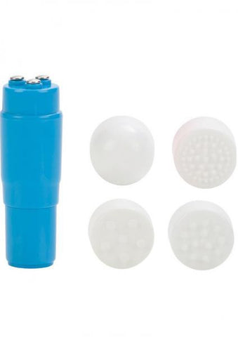 Shane&#039;s world pledge party waterproof massager w/4 interchangeable tips - blue