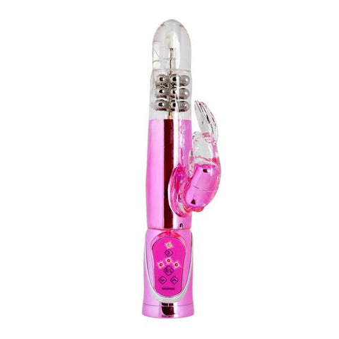 Enchanted Thrusting Bunny Pink Vibrator