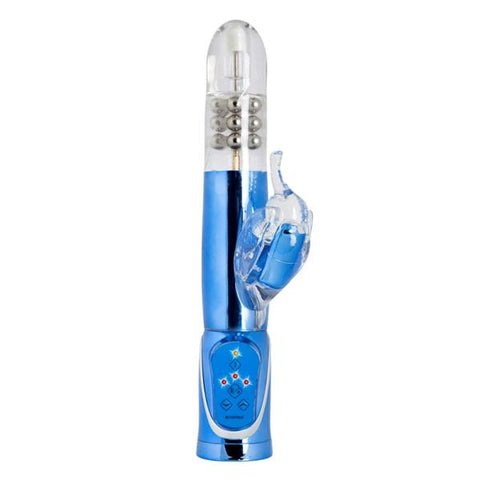Enchanted Thrusting Elle Blue Vibrator