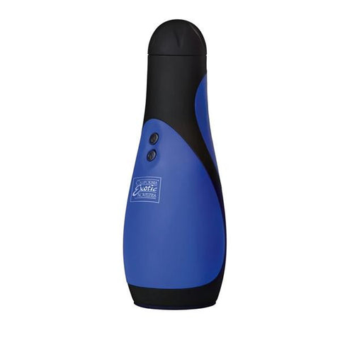 Apollo Power Stroker Masturbator 8.5 Inch - Blue