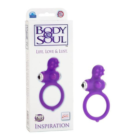 Body &amp; Soul Inspiration Purple Vibrating Ring