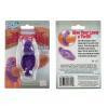 Super stretch stimulator sleeve dual nodule - purple