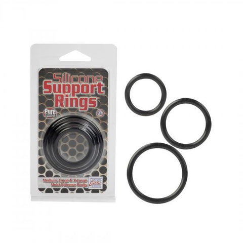 Silicone Support O-Rings - Black