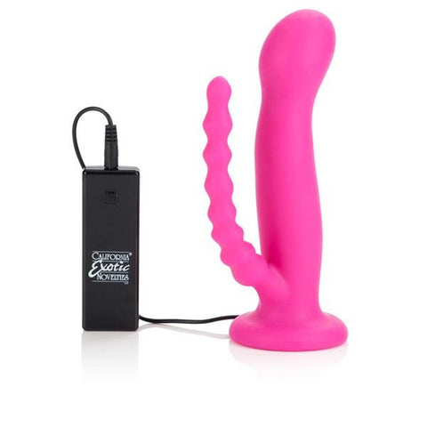 Love Rider 10 Function Silicone Double Rider - Pink