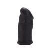 Latex Extension Smooth Cock Heads-Black