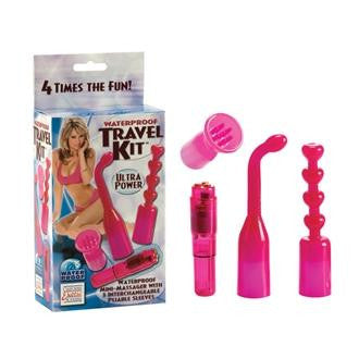 Waterproof travel kit - pink