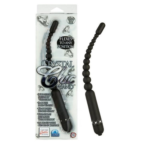 Crystal chic 3 speed wand - black