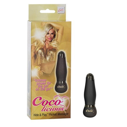 Coco Licious Hide &amp; Play Pocket Massager Black
