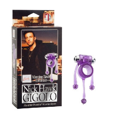 Nick Hawk Gigolo Vibrating Hawk Enhancer - Purple