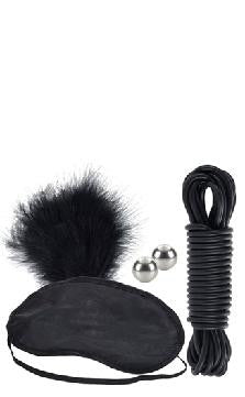 Tie Me Up and Tease Me Kit - Black
