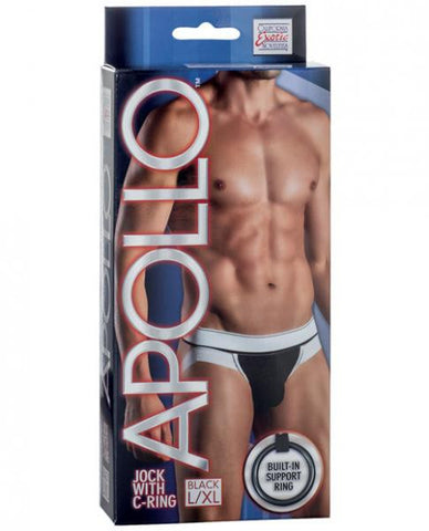 Apollo Jock with C-Ring Black L/XL