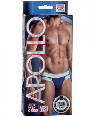 Apollo Jock with C-Ring Blue L/XL